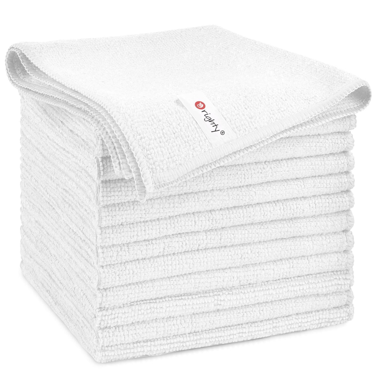 Orighty Microfiber Cleaning Cloth, Cleaning Rags, 12 Pack, 12x11 in