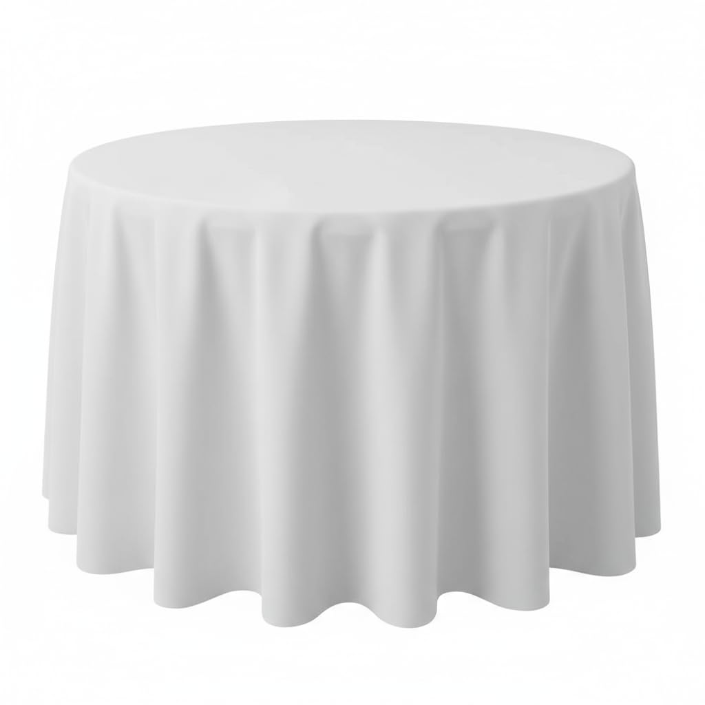 Surmente 90x156 Inch Black Tablecloth for 8 Foot Rectangle Tables