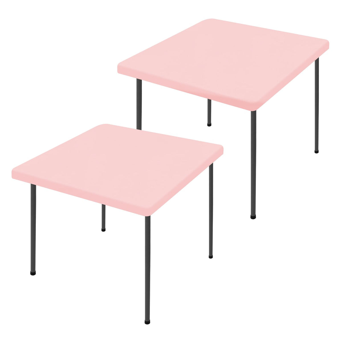 Moosfor 2 Pack Rectangle Spandex Fitted Table Cloth, 6FT Elastic Tablecloth