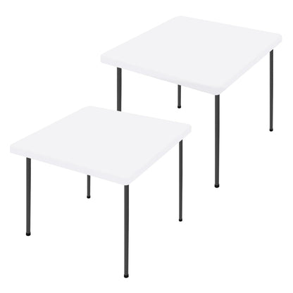 Moosfor 2 Pack Rectangle Spandex Fitted Table Cloth, 6FT Elastic Tablecloth
