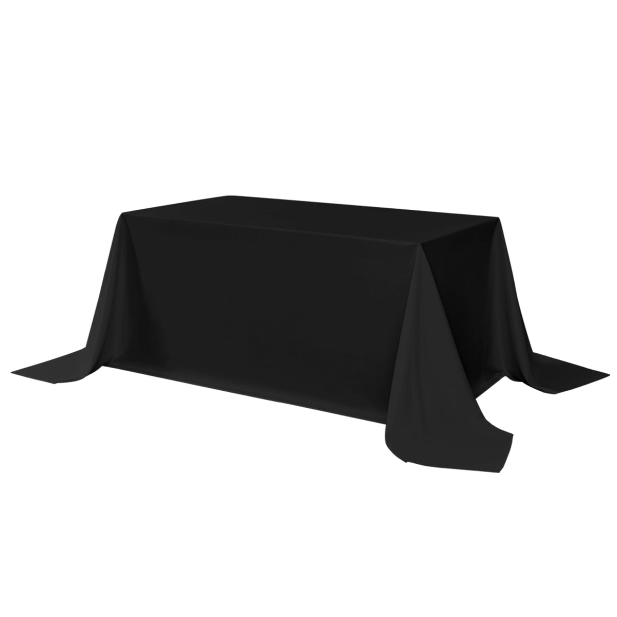 sancua Rectangle Tablecloth, 60 x 84 Inch, White
