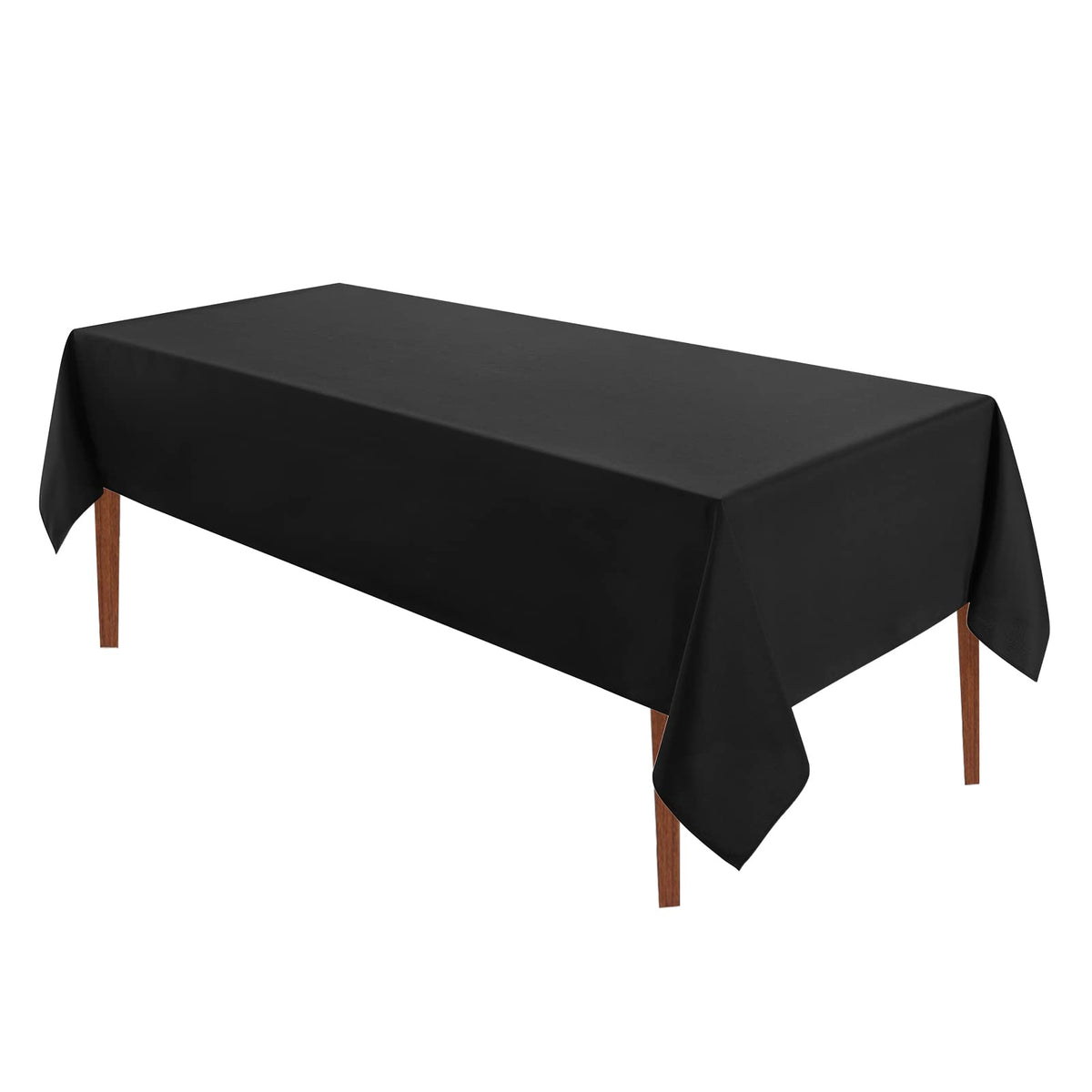 VidaFete Classic Series 10 Pack 90 * 132inch White Rectangle Tablecloth