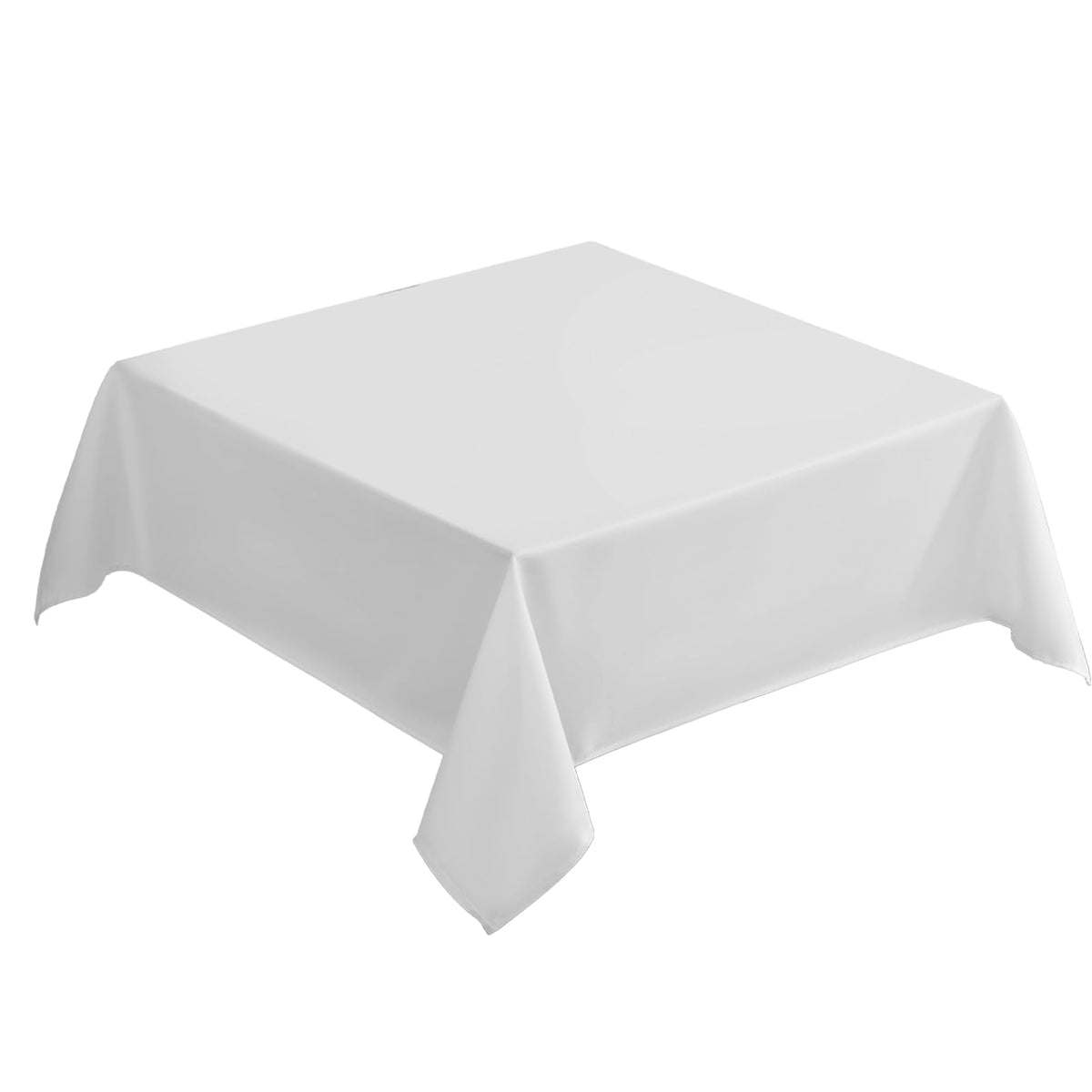 VidaFete Classic Series 10 Pack 90 * 132inch Black Rectangle Tablecloth