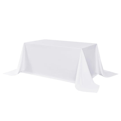 sancua Rectangle Tablecloth, 60 x 84 Inch, White