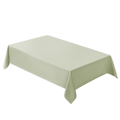 VidaFete Classic Series 10 Pack 90 * 132inch Black Rectangle Tablecloth