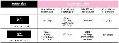 AK TRADING CO. 60 x 102-Inch Rectangular Polyester Tablecloth - Made in USA - Wrinkle-Resistant, Flame Retardant, Durable Party Table Cover, Banquet Tablecloth, Wedding Table Cover - Orange