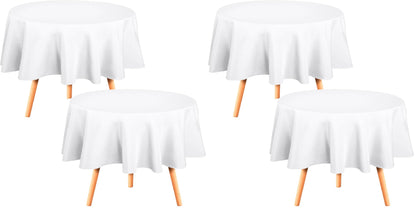 Utopia Kitchen Rectangle Table Cloth 2 Pack [60x102 Inches, Black]