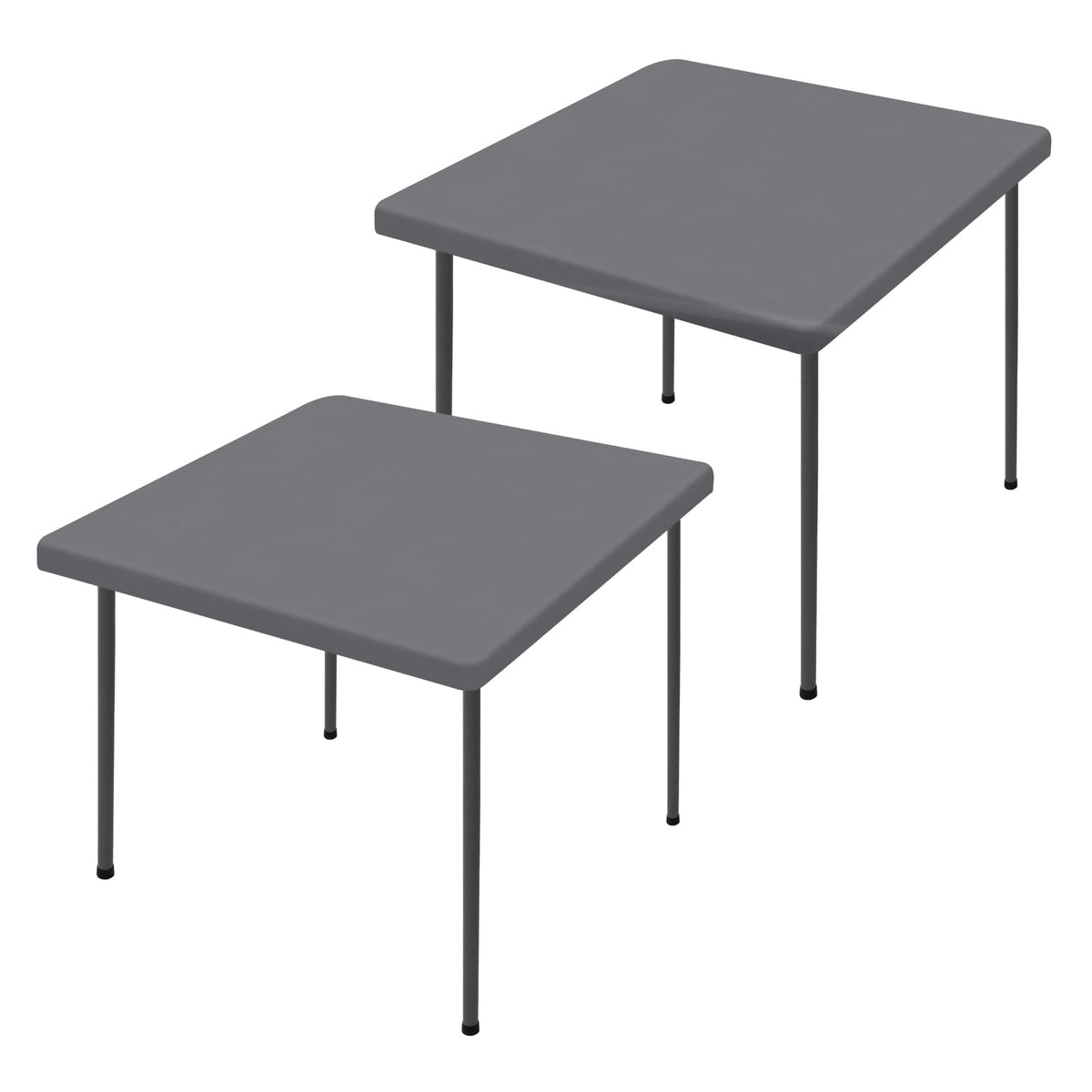 Moosfor 2 Pack Rectangle Spandex Fitted Table Cloth, 6FT Elastic Tablecloth