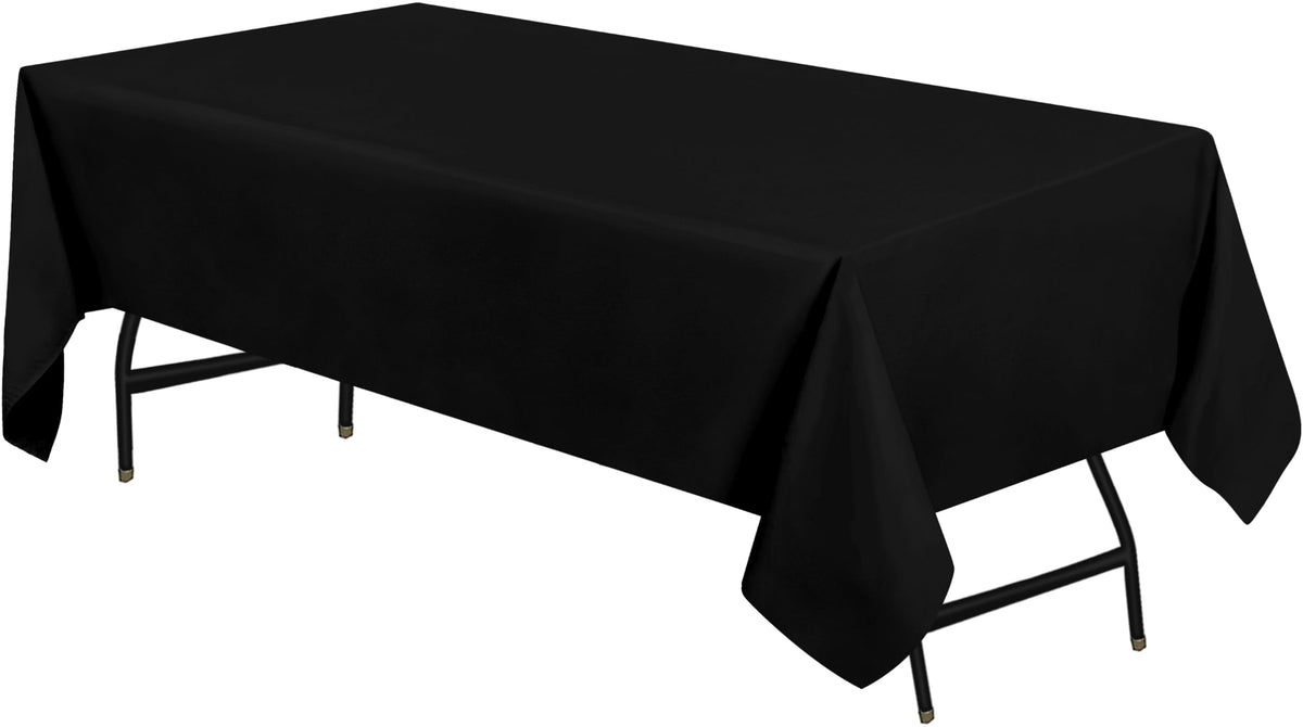 Utopia Kitchen Rectangle Table Cloth 2 Pack [60x102 Inches, Hunter Green]