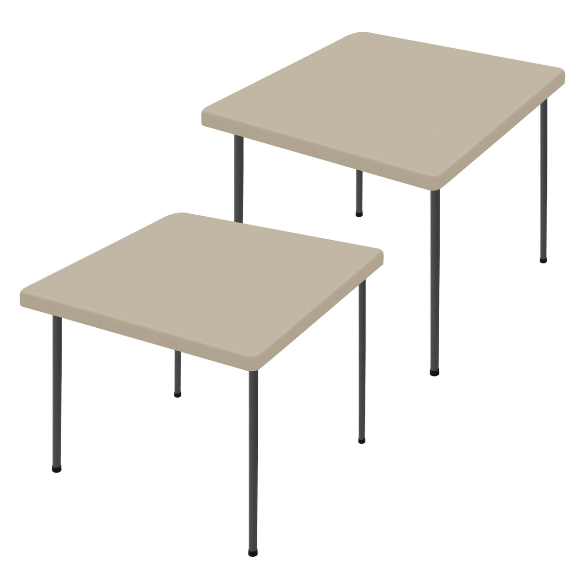 Moosfor 2 Pack Rectangle Spandex Fitted Table Cloth, 6FT Elastic Tablecloth