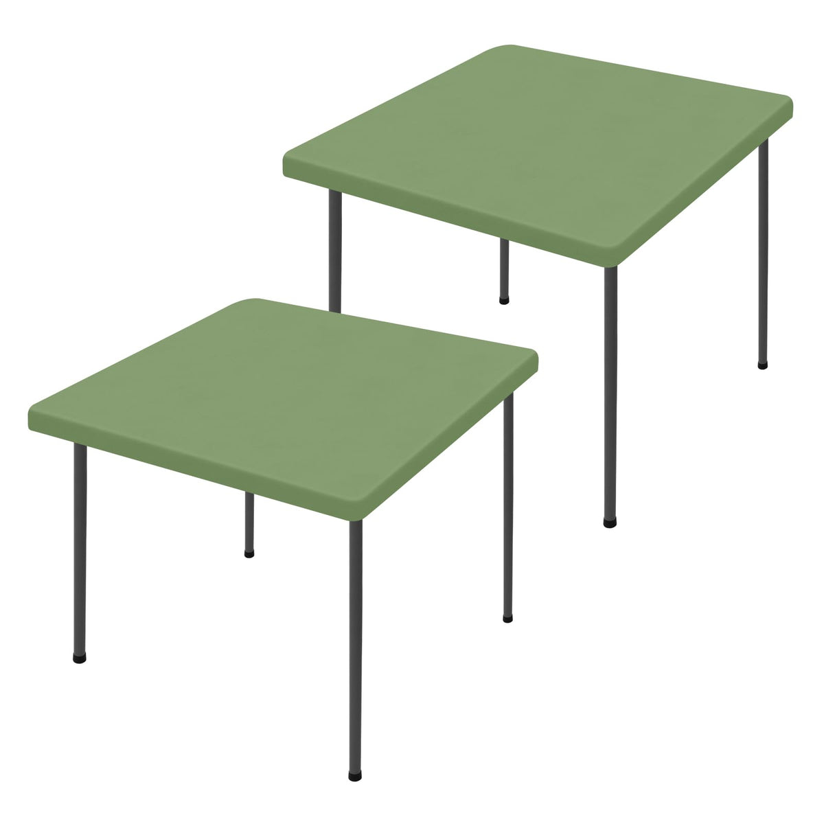 Moosfor 2 Pack Rectangle Spandex Fitted Table Cloth, 6FT Elastic Tablecloth
