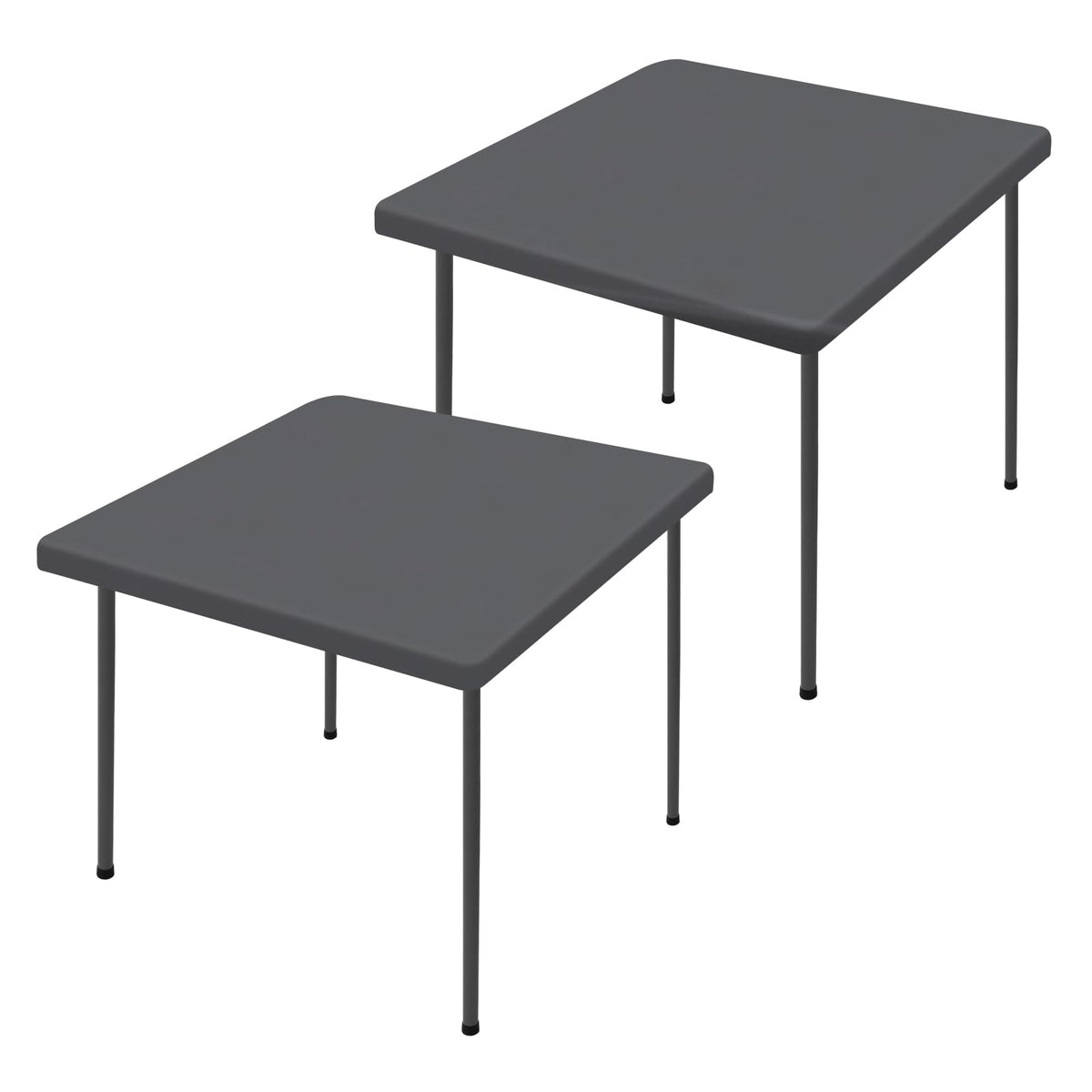 Moosfor 2 Pack Rectangle Spandex Fitted Table Cloth, 6FT Elastic Tablecloth
