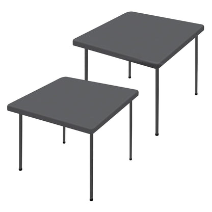 Moosfor 2 Pack Rectangle Spandex Fitted Table Cloth, 6FT Elastic Tablecloth