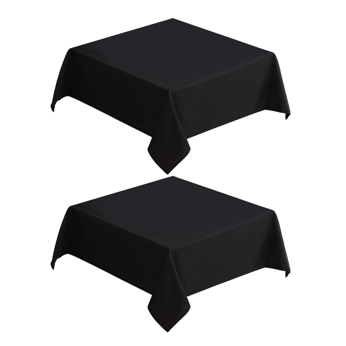 VidaFete Classic Series 10 Pack 90 * 132inch White Rectangle Tablecloth
