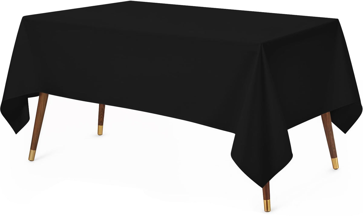 Utopia Kitchen Rectangle Table Cloth 1 Pack [90x132 Inches, White]