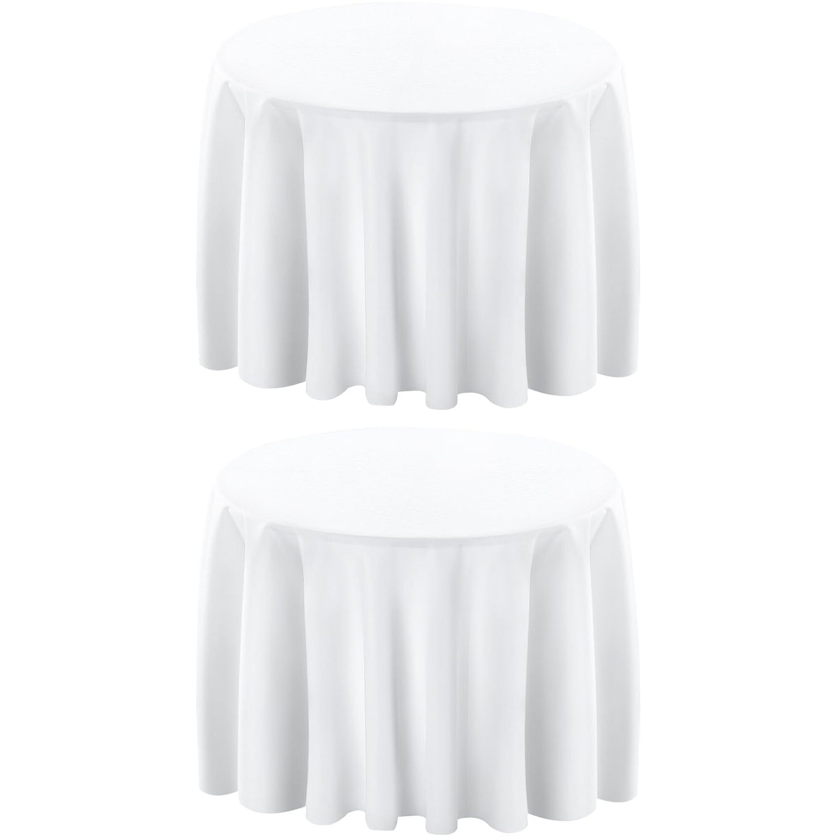 Surmente 90x156 Inch Black Tablecloth for 8 Foot Rectangle Tables
