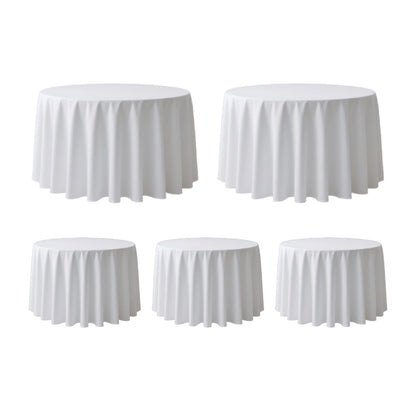 Surmente 90x156 Inch Black Tablecloth for 8 Foot Rectangle Tables