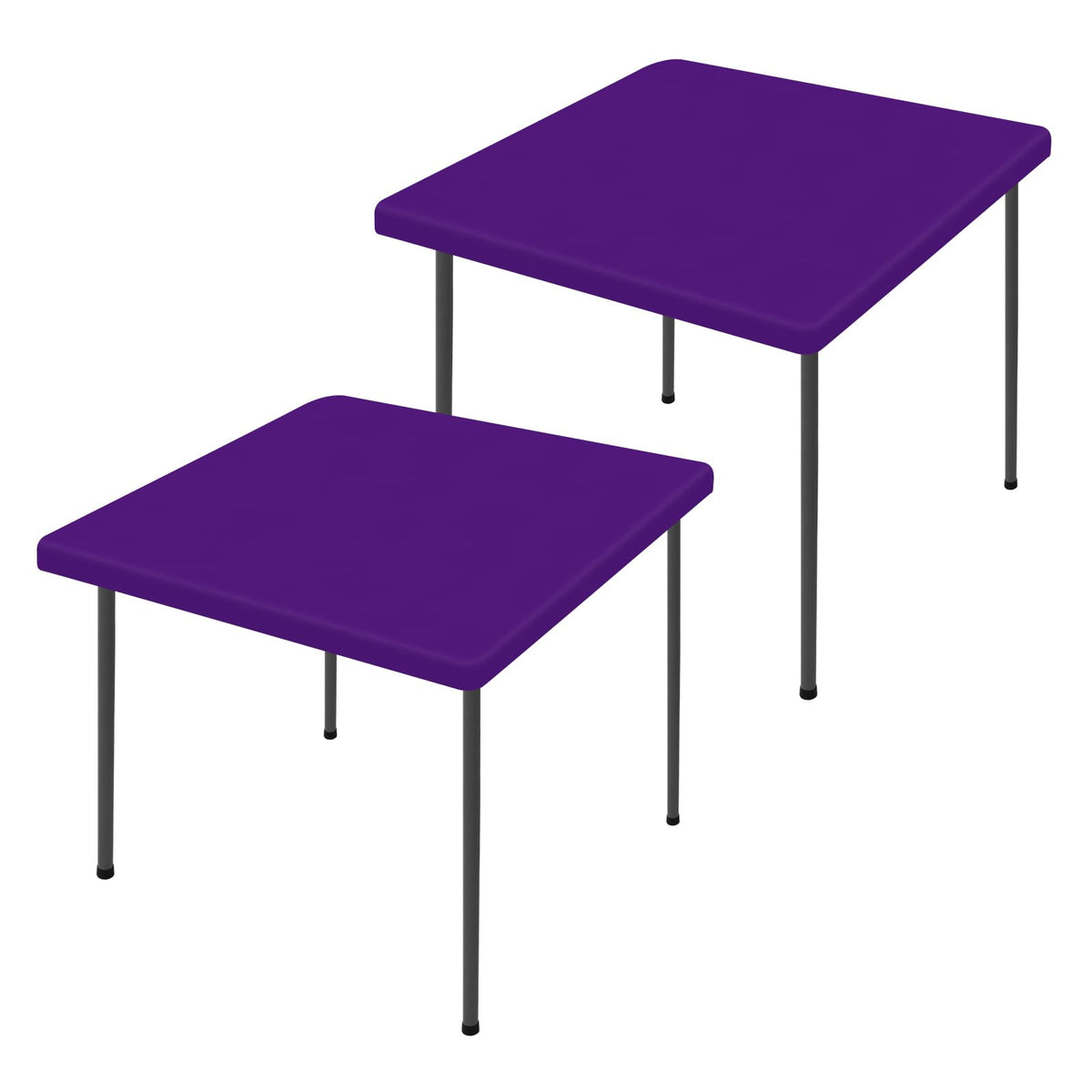 Moosfor 2 Pack Rectangle Spandex Fitted Table Cloth, 6FT Elastic Tablecloth
