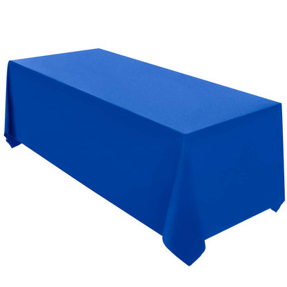 Surmente 90x156 Inch Black Tablecloth for 8 Foot Rectangle Tables