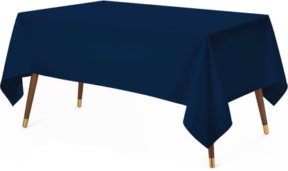 Utopia Kitchen Rectangle Table Cloth 2 Pack [60x102 Inches, Black]