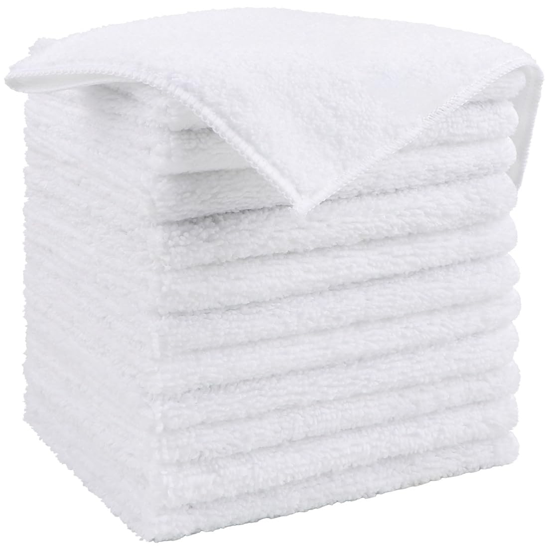 HOMEXCEL 8PK Microfiber Cleaning Cloth, Cleaning Rags for Home, 11.5x11.5in