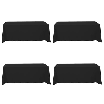 BRILLMAX 6 Pack White Tablecloths 60x126 Inch for 8ft Rectangle Tables