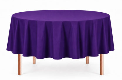 Party Dimensions White Disposable Plastic Tablecloth for Rectangle Tables (12 Pack) Table Cloths for Parties, Events & Weddings, Indoors Outdoors, 54 x 108 inches, Plastic Table Cover