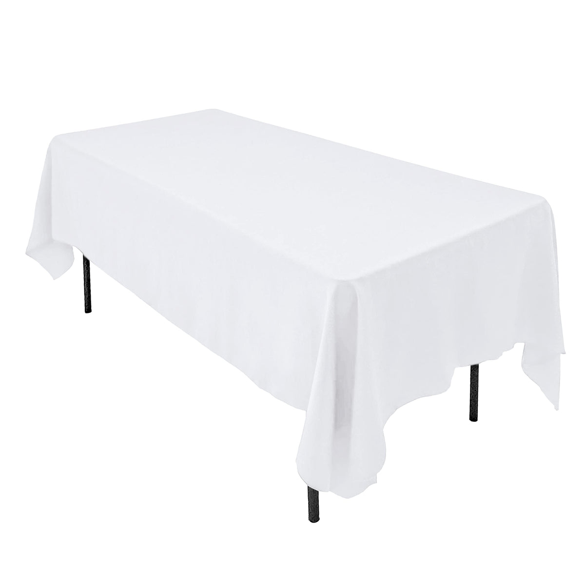 AK TRADING CO. 60 x 102-Inch Rectangular Polyester Tablecloth - Made in USA - Wrinkle-Resistant, Flame Retardant, Durable Party Table Cover, Banquet Tablecloth, Wedding Table Cover - Orange