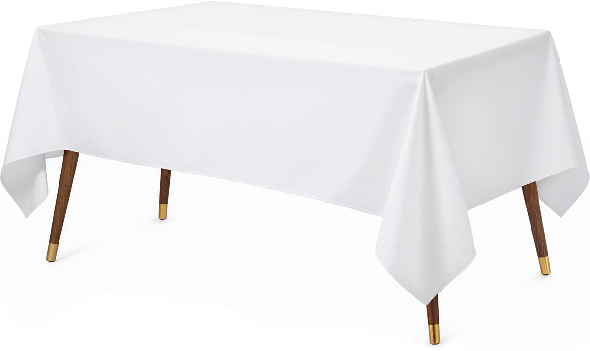 Utopia Kitchen Rectangle Table Cloth 2 Pack [60x102 Inches, Hunter Green]