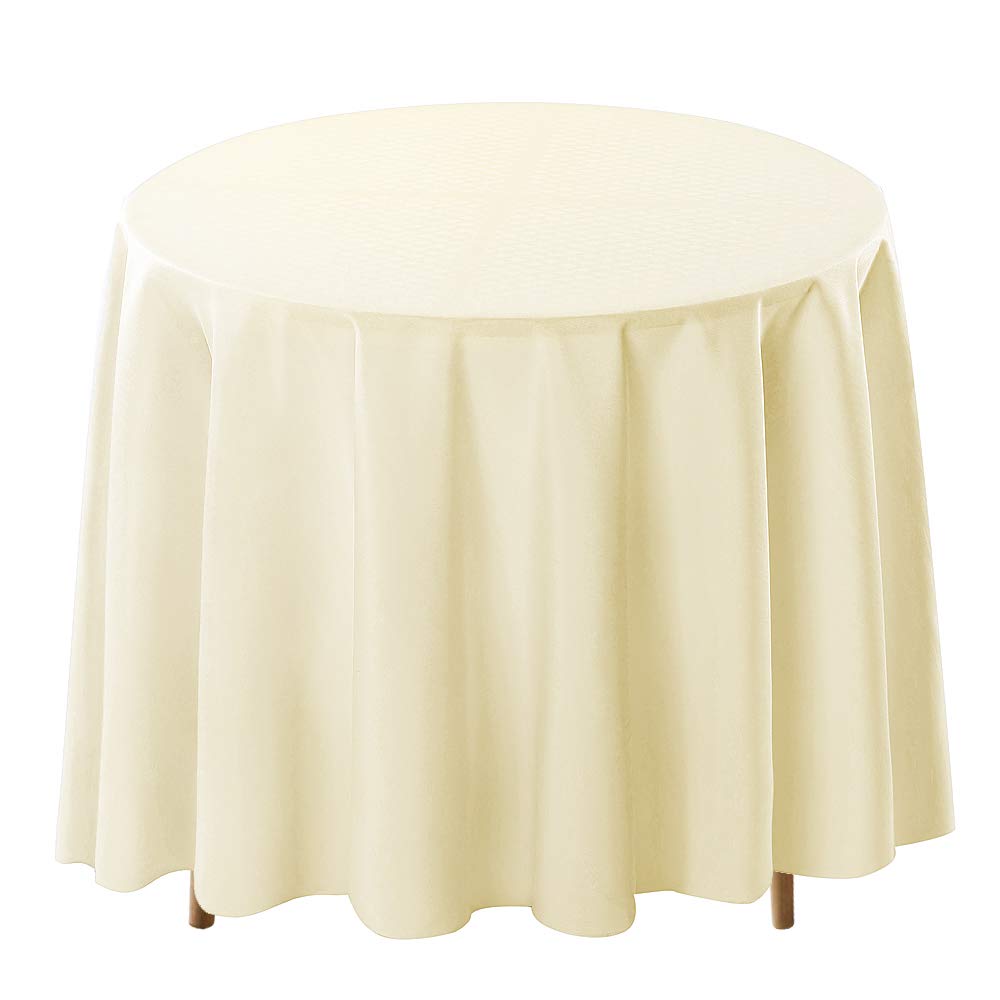 Surmente 90x156 Inch Black Tablecloth for 8 Foot Rectangle Tables