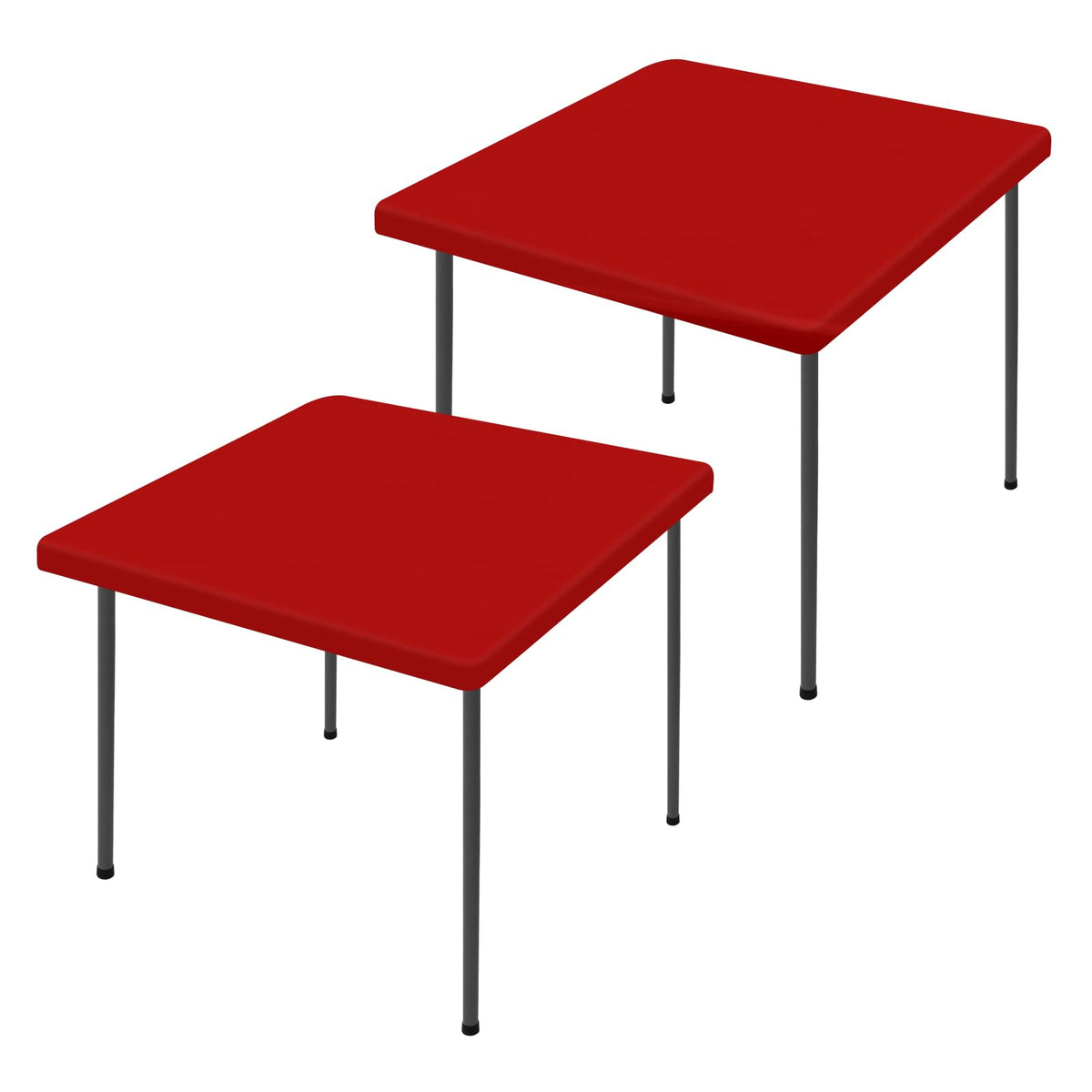 Moosfor 2 Pack Rectangle Spandex Fitted Table Cloth, 6FT Elastic Tablecloth