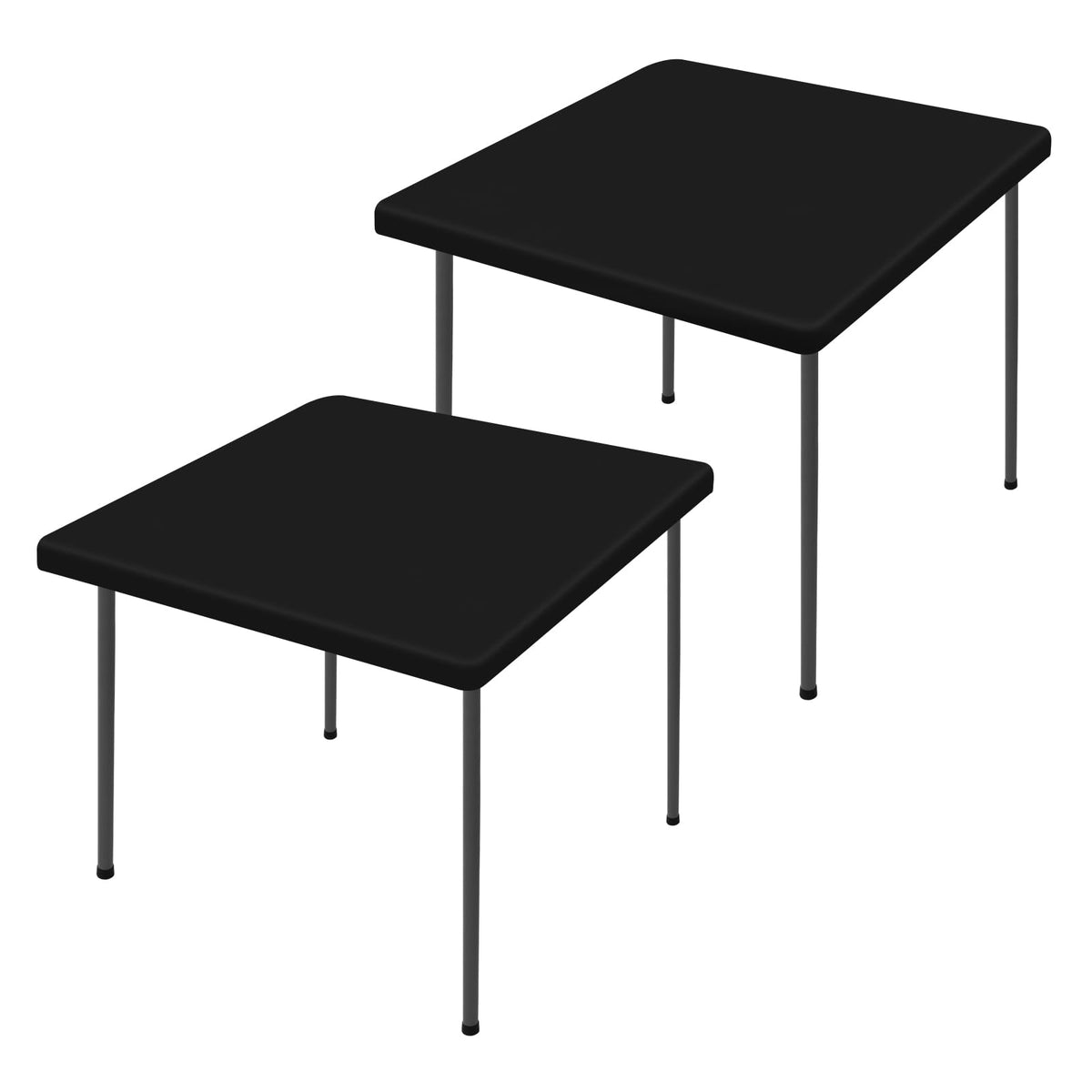 Moosfor 2 Pack Rectangle Spandex Fitted Table Cloth, 6FT Elastic Tablecloth