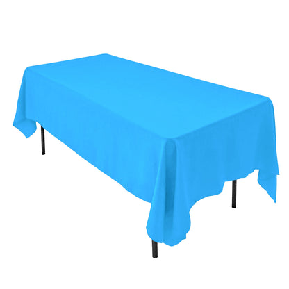AK TRADING CO. 60 x 102-Inch Rectangular Polyester Tablecloth - Made in USA - Wrinkle-Resistant, Flame Retardant, Durable Party Table Cover, Banquet Tablecloth, Wedding Table Cover - Orange