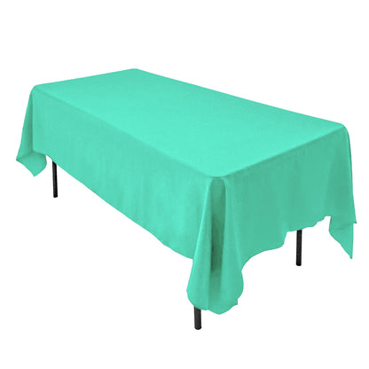 AK TRADING CO. 60 x 102-Inch Rectangular Polyester Tablecloth - Made in USA - Wrinkle-Resistant, Flame Retardant, Durable Party Table Cover, Banquet Tablecloth, Wedding Table Cover - Orange