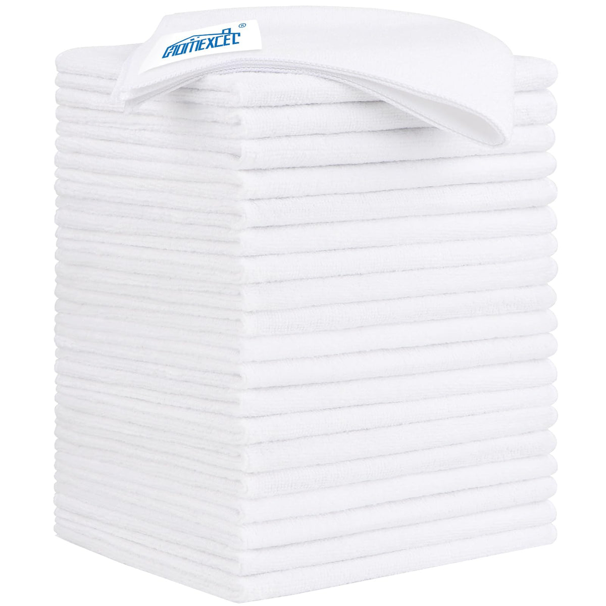 HOMEXCEL Black Microfiber Cleaning Cloth 12 Pack, 12.5 x 12.5 inch Microfiber Towels for Cars, Ultra Absorbent Car Washing Cloth, Lint Free Streak Free Cleaning Rags for Car, Kitchen, and Window