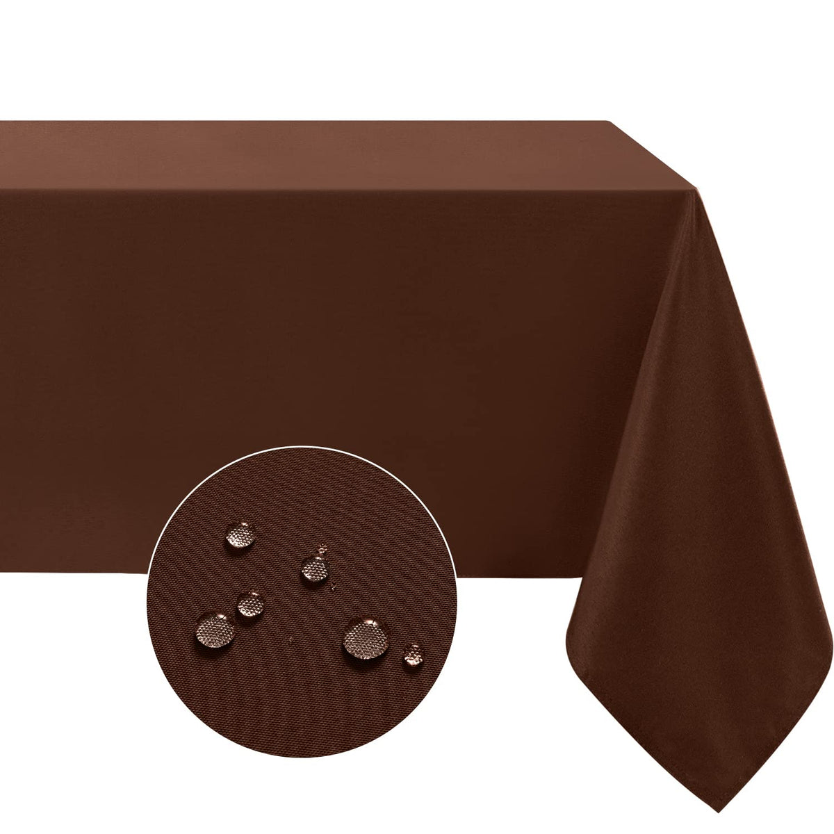 Softalker Orange Tablecloth Rectangle, 60 x 84 Inch