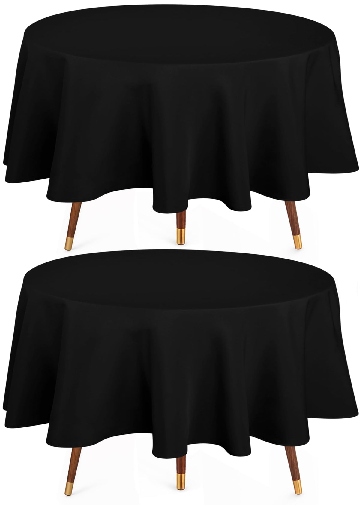 Utopia Kitchen Rectangle Table Cloth 2 Pack [60x102 Inches, Hunter Green]