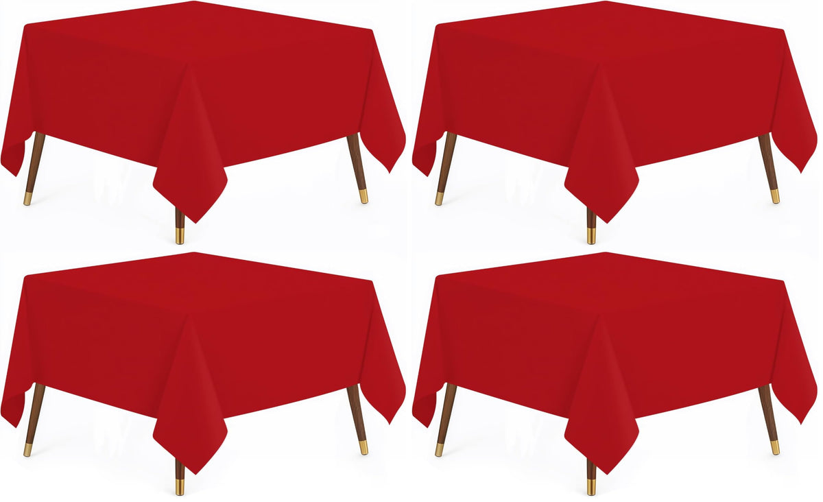 Utopia Kitchen Rectangle Table Cloth 1 Pack [90x132 Inches, White]