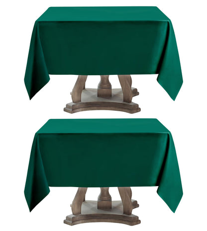 6 Pack Ivory Rectangle Tablecloths 60x120 Inch for 8ft Tables