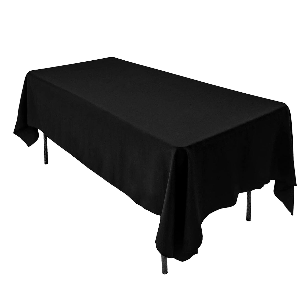 AK TRADING CO. 60 x 102-Inch Rectangular Polyester Tablecloth - Made in USA - Wrinkle-Resistant, Flame Retardant, Durable Party Table Cover, Banquet Tablecloth, Wedding Table Cover - Orange