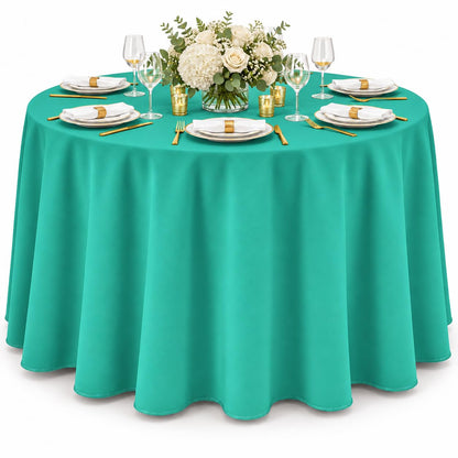 AK TRADING CO. 60 x 102-Inch Rectangular Polyester Tablecloth - Made in USA - Wrinkle-Resistant, Flame Retardant, Durable Party Table Cover, Banquet Tablecloth, Wedding Table Cover - Orange