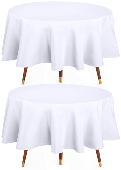 Utopia Kitchen Rectangle Table Cloth 1 Pack [90x132 Inches, White]