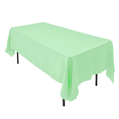 AK TRADING CO. 60 x 102-Inch Rectangular Polyester Tablecloth - Made in USA - Wrinkle-Resistant, Flame Retardant, Durable Party Table Cover, Banquet Tablecloth, Wedding Table Cover - Orange