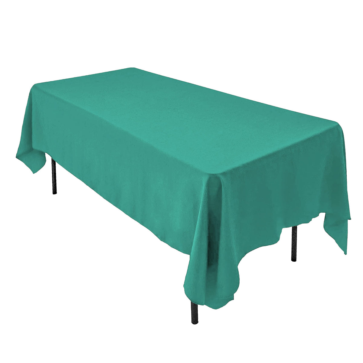 AK TRADING CO. 60 x 102-Inch Rectangular Polyester Tablecloth - Made in USA - Wrinkle-Resistant, Flame Retardant, Durable Party Table Cover, Banquet Tablecloth, Wedding Table Cover - Orange