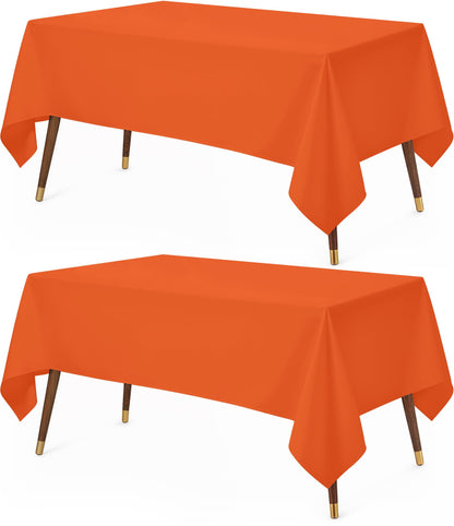 Utopia Kitchen Rectangle Table Cloth 1 Pack [90x132 Inches, White]