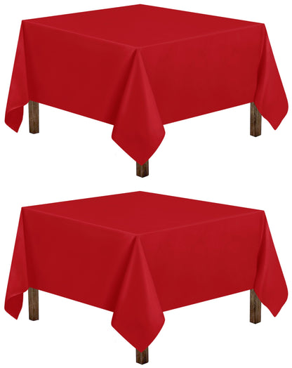 Utopia Kitchen Rectangle Table Cloth 1 Pack [90x132 Inches, White]