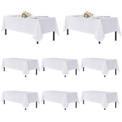 sancua Rectangle Tablecloth, 60 x 102 Inch, Black