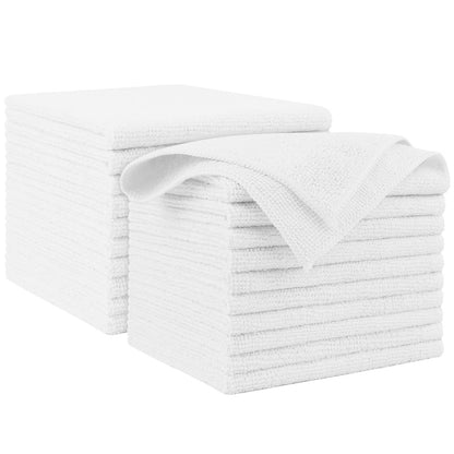 AIDEA Microfiber Cleaning Cloth Pink 10PK, Microfiber Towels 12×12"