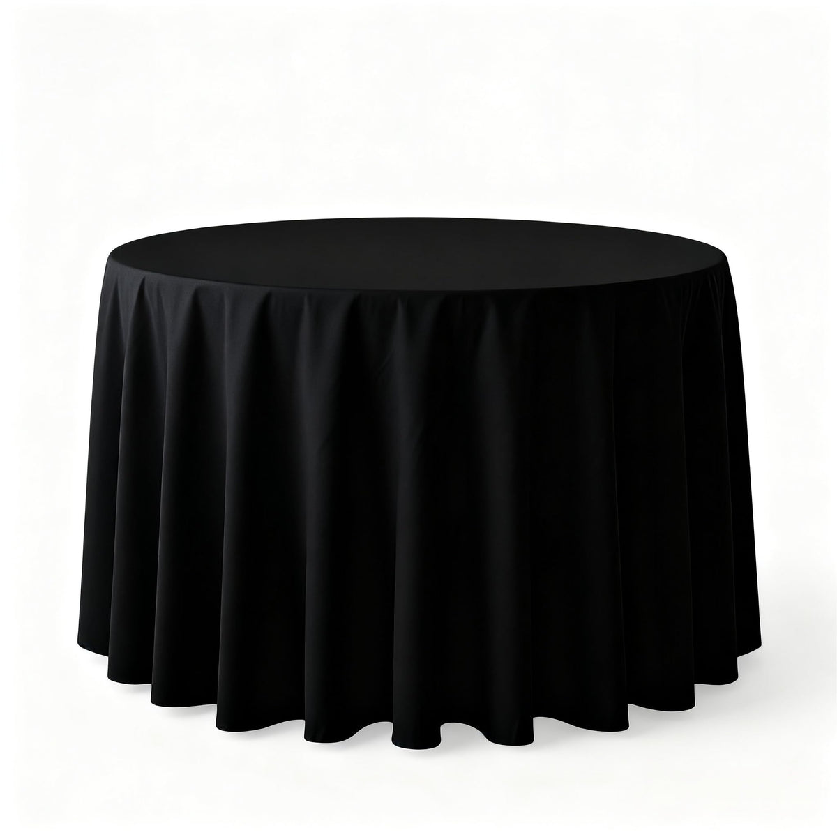 Surmente 90x156 Inch Black Tablecloth for 8 Foot Rectangle Tables