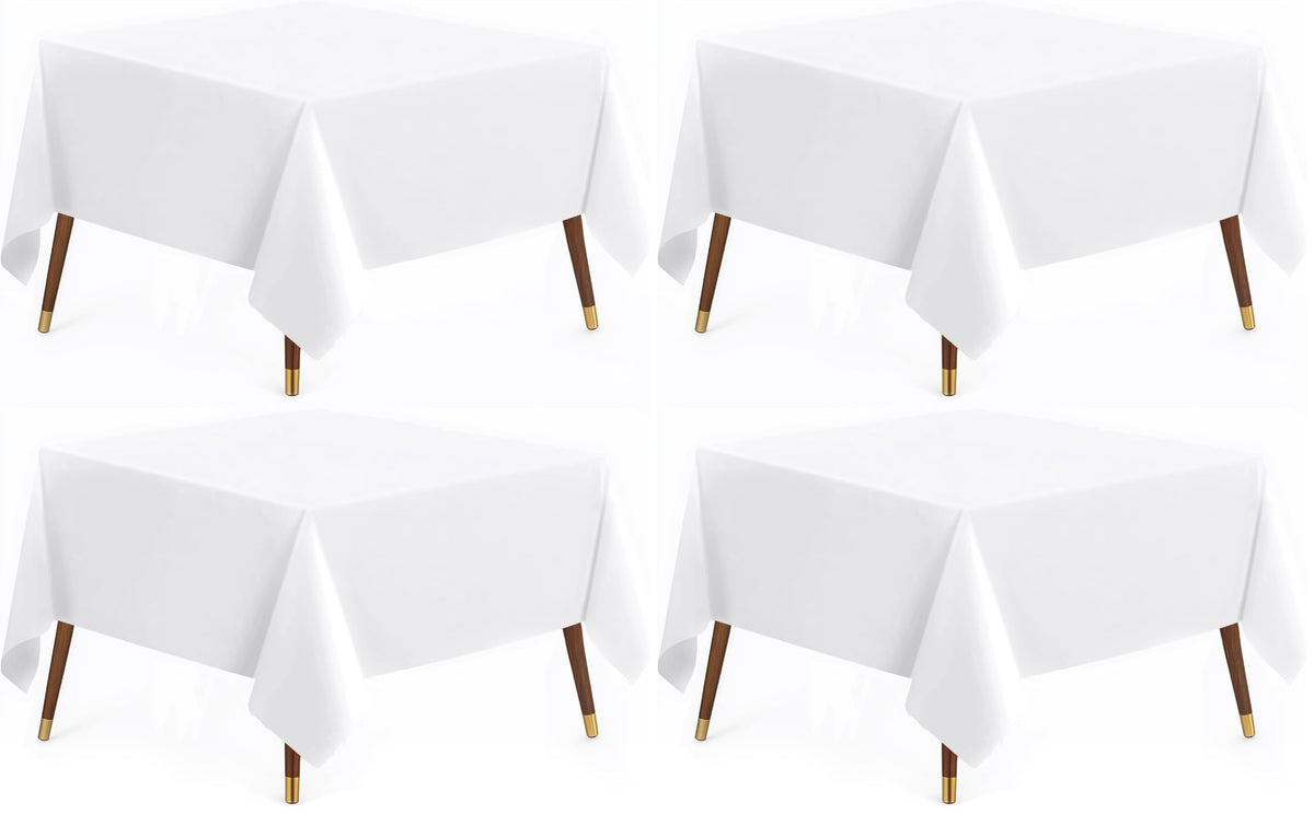 Utopia Kitchen Rectangle Table Cloth 2 Pack [60x102 Inches, Hunter Green]